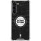 NBA Detroit Pistons Black Animal Print Galaxy S24 FE Clear Case